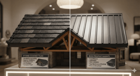 Stone-Coated Tile vs Box Profile Mabati
